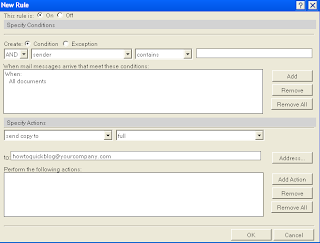Lotus Notes Rules and Condition