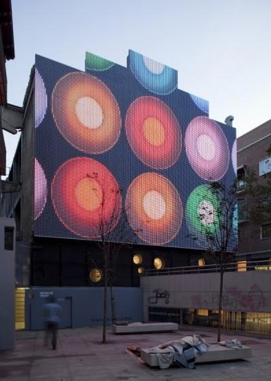 Digital facade for Medialab Prado | world Architecture