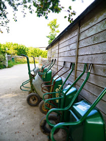 The Lost Gardens of Heligan, Cornwall - wheelbarrows