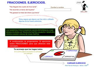 http://www3.gobiernodecanarias.org/medusa/eltanquematematico/todo_mate/fracciones_e/ejercicios/fraccionesej10_p.html