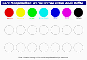 Tren Gaya 20+ Belajar Warna Anak Balita