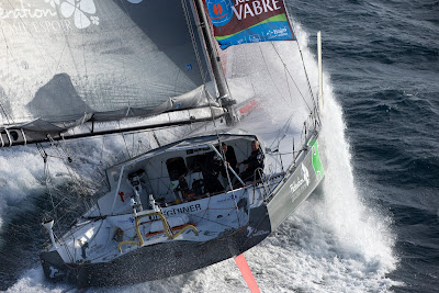 Yann Eliès et Charlie Dalin en tête des IMOCA sur la Transat Jacques Vabre.