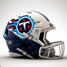 Tennessee Titans Minecraft Concept Helmet