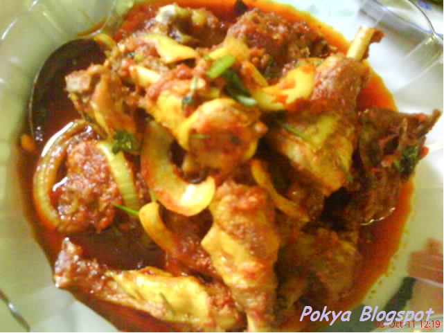 Selera Serata Ceruk :: Pok Ya ::: Ayam Pencen Masak Berlada