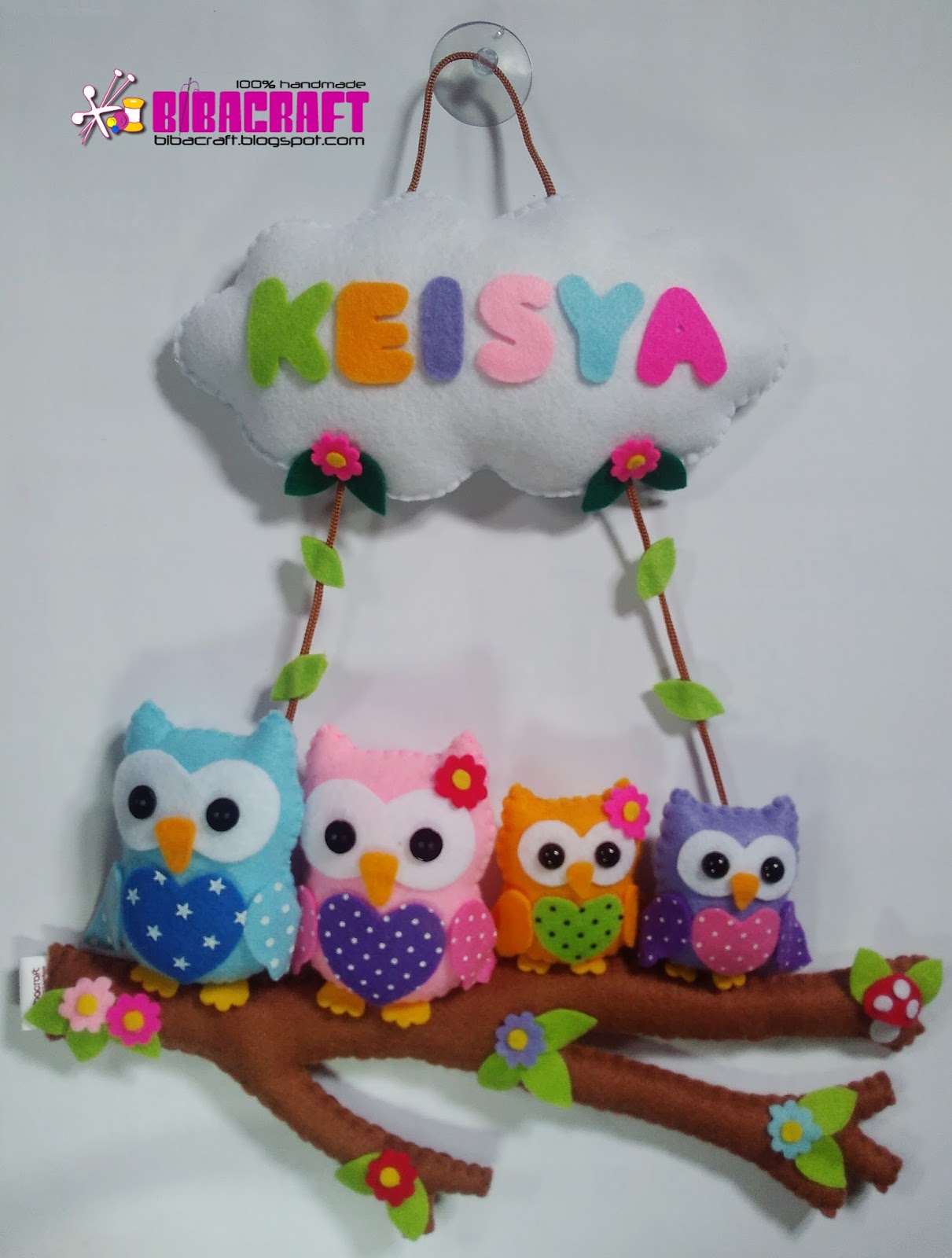 Biba Craft Collection: Gantungan Pintu Owl & Forest