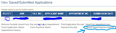 Step 2: Upload the Supporting Documents in online for Passport image