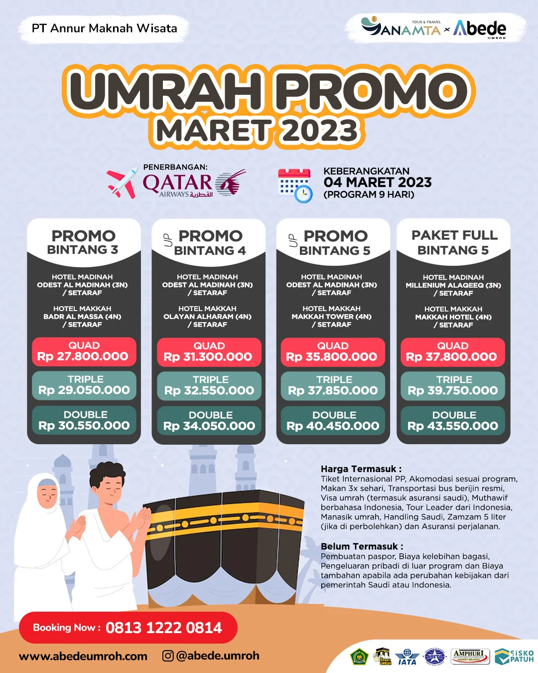 Paket Umrah Promo Maret 2023
