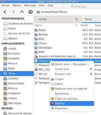 New custom action appears in the right-click menu