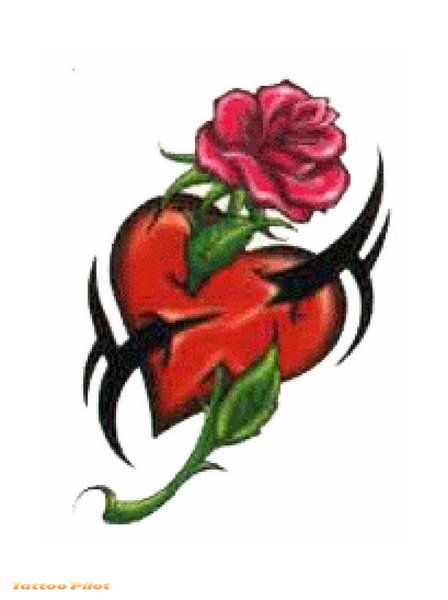 Rose Tattoos for men and women Tattoo Angel Wing Roses 2