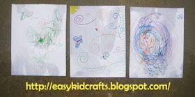 mommy and me rain art craft for kids on a rainy day