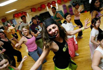 Zumba is an extremely popular dance fitness class that burns over 800 calories per hour on average.