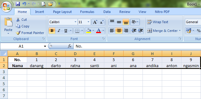 Cara Merubah Kolom Menjadi Baris Pada Microsoft Excel