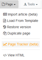 webtexttool page tracker tool
