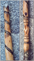 Tip and center portions of Tribal Fairy Wand by Tree Pruitt