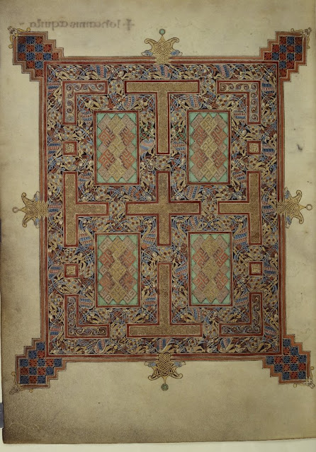 The Lindisfarne Gospels (Photo British Library)