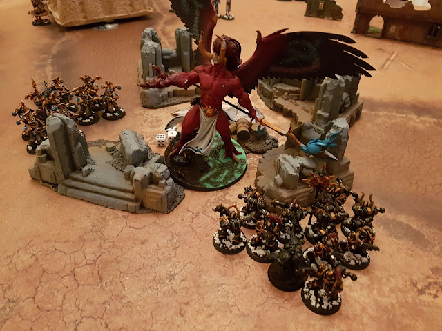 Warhammer 40k battle report - Maelstrom of War - Contact Lost - 1500 points - Thousand Sons vs Chaos Space Marines, Black Legion and World Eaters.