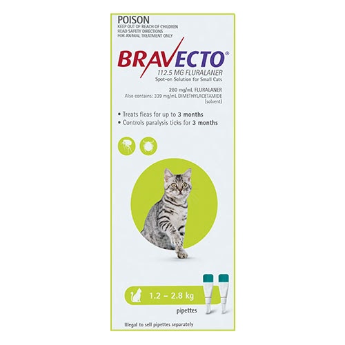 Buy Bravecto Spot On for Cats Online at lowest Price in Australia.