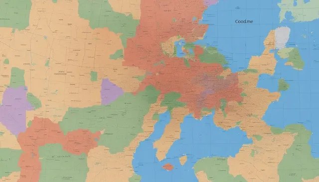 Postcode map of England