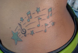 Star Tattoo on The Back