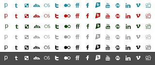 Simple - Bold Social Media Icons