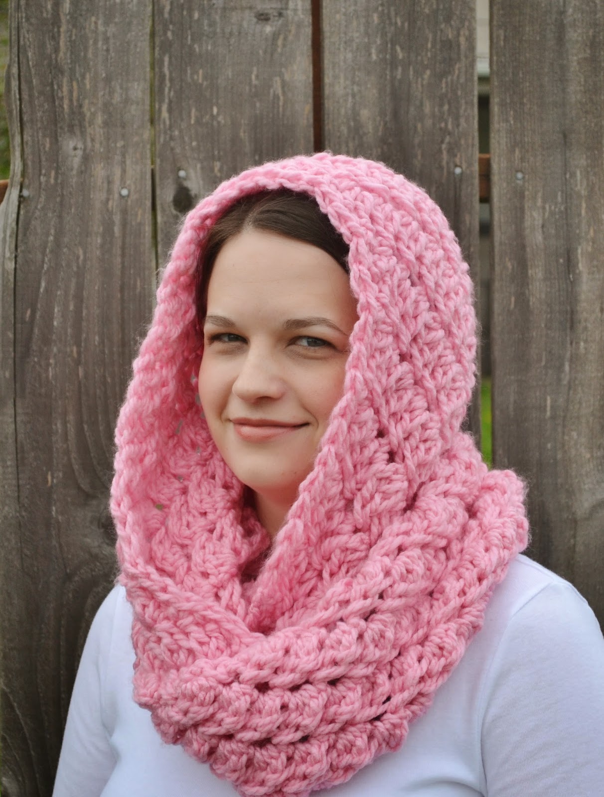 a scarf your adjust put time it hooded second once scarf  the neck infinity and around  scarf crochet pattern