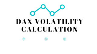 How to calculate historical volatility of the DAX index