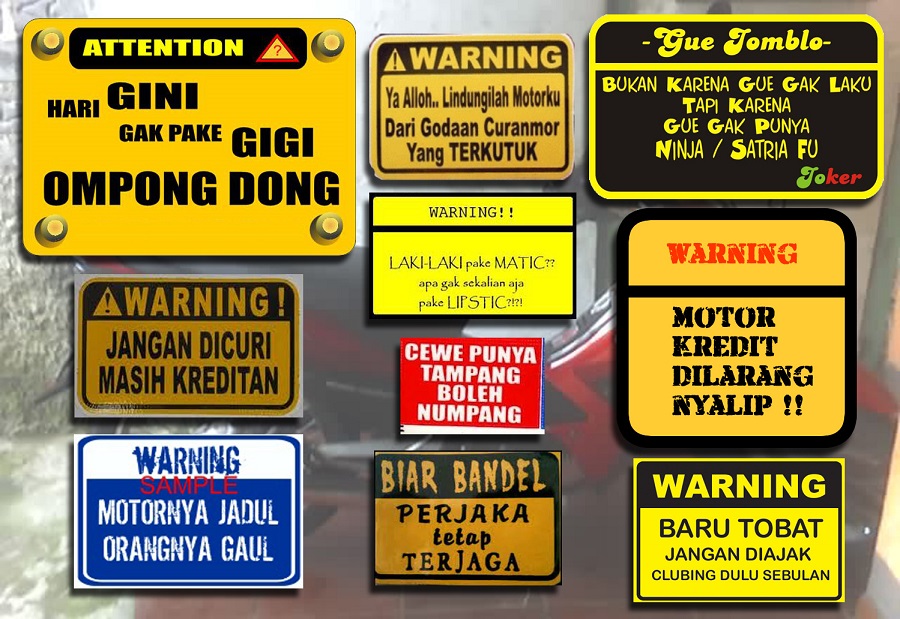 Kata Kata Lucu Di  Stiker  Ngaco