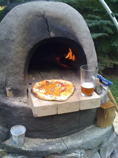 diy wood burning pizza oven