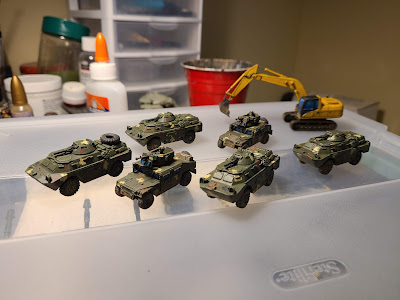 Team Yankee, BRDM, Humvee, 15mm, 1/100th, Ukranian