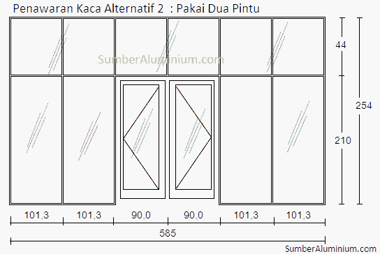 Proyek Kusen Aluminium Cilangkap Jakarta Aluminium Kaca 