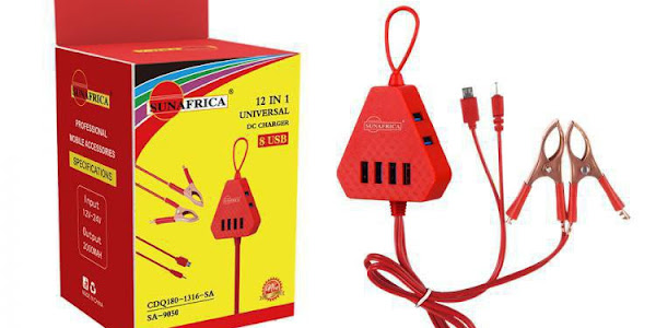 SunAfrica mobile charger from battery