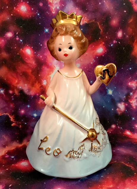 Josef Originals Zodiac Girl - Leo vintage figurine horoscope