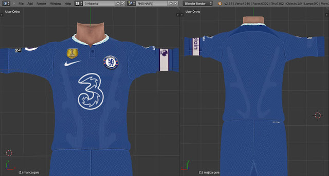 Chelsea 2022-2023 Home Kits (Leaked) For PES 2013