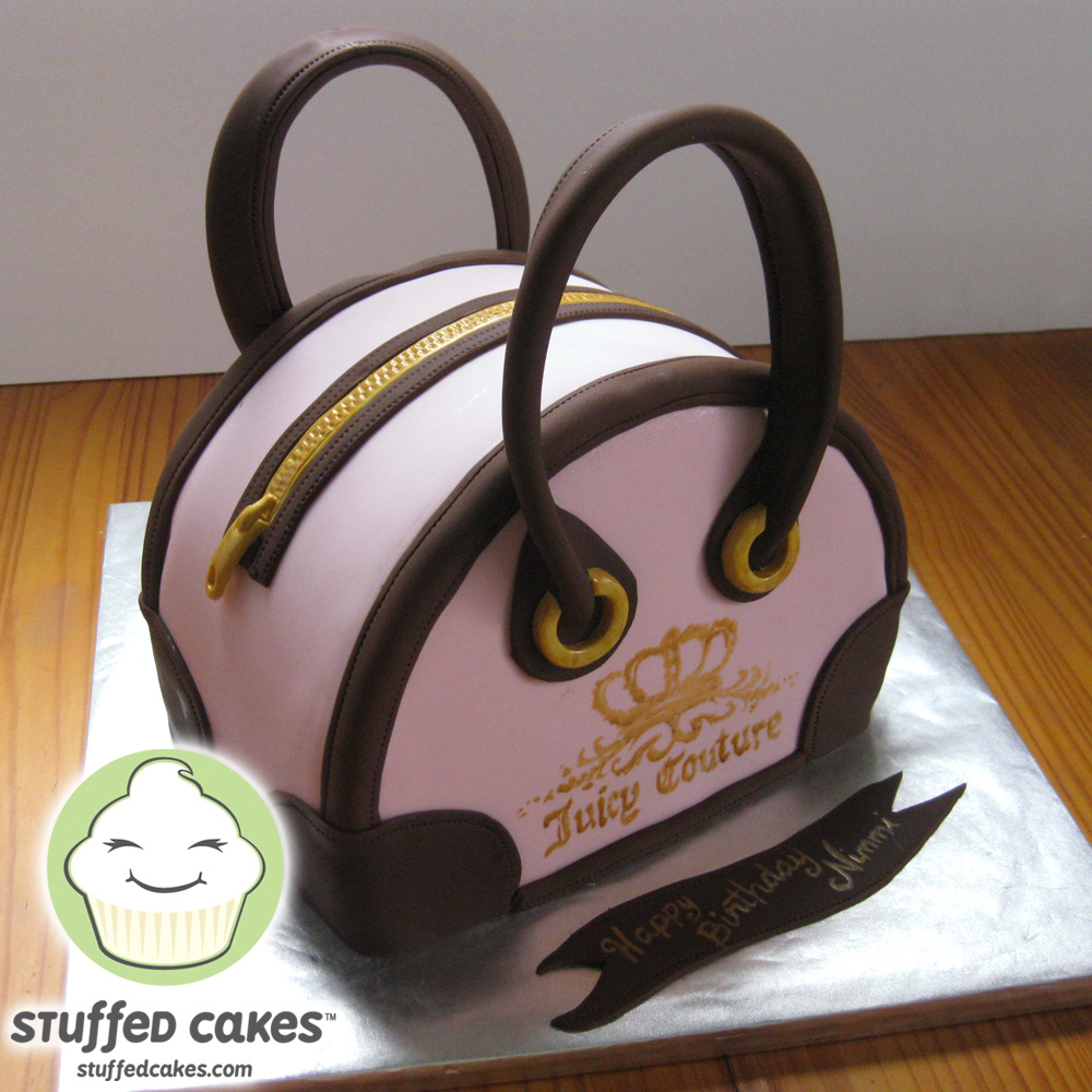 Birthday cake idea-how to make handbag/purse cake-butter cream cake  piping/butter cream roses - YouTube