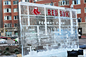 Esculturas de Hielo de la First Night de Boston: Red Sox