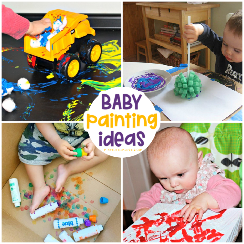 baby painting ideas