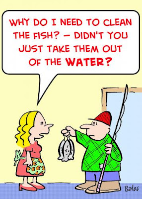 Fishing cartoon