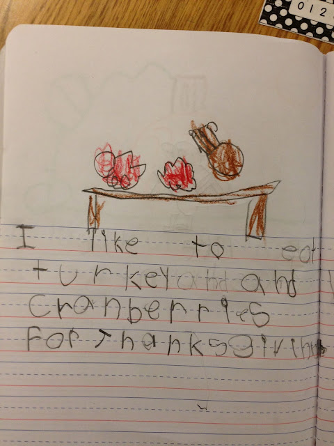 kindergarten journals, kindergarten writing