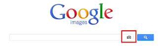 Cliquer sur l'icone d'appareil photo dans Google Image