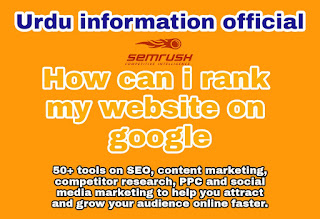 how can i rank my website on google