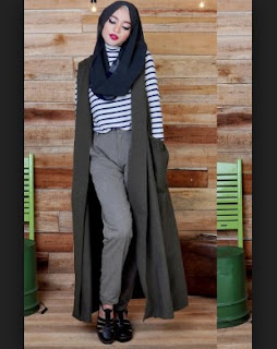 Contoh Padu Padan Celana Jogger Dengan Hijab Style Casual Terbaru