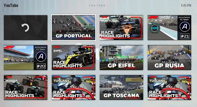Resumen carreras Formula 1