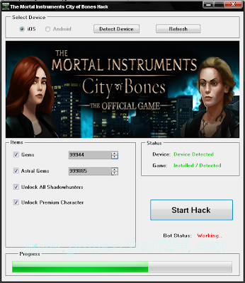 The Mortal Instruments City of Bones Hack/Cheat Tool 2014