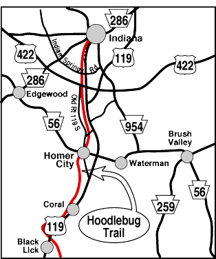 Map of the trail