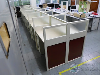 Meja Sekat Kantor Real Knockdown - Furniture Kantor Semarang Jawa Tengah