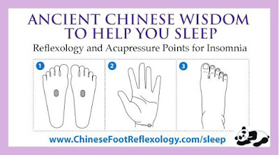 reflex points to massage for sleep