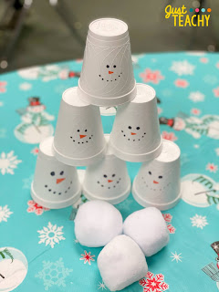 Party Games - Snowman Cups Game