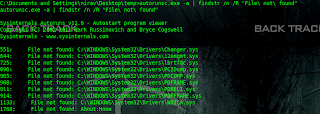 missing -autorun-backdoor