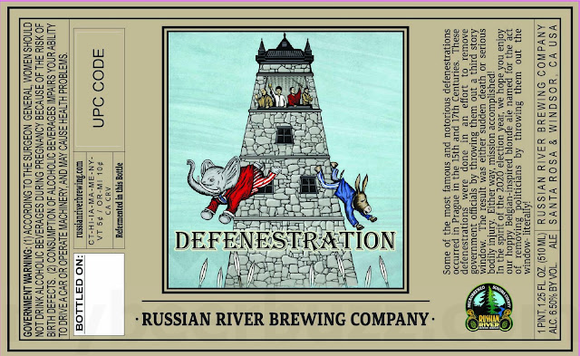 Russian River Working On Mind Circus & Defenestration Bottles