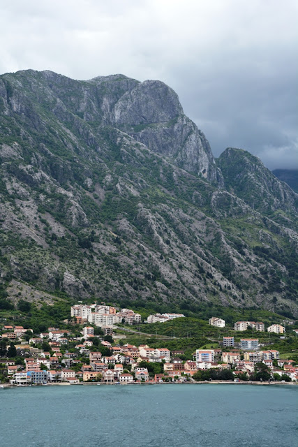 Cruising into Kotor Montenegro